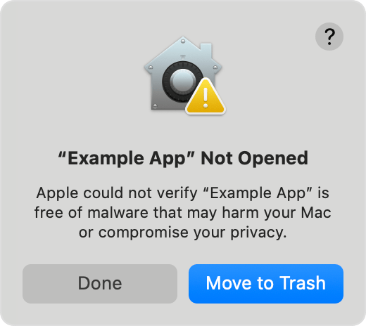 macOS - Apple could not verify this app